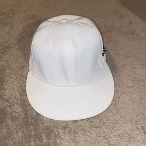 White adidas xs/s fitted hat